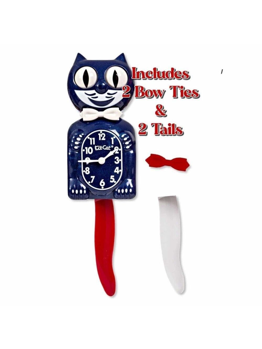 Red, White & Galaxy Blue Kit-Cat Klock LIMITED EDITION